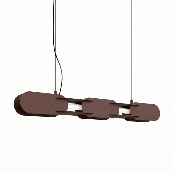 Suspension CHAIN 91 brune LED 4000K