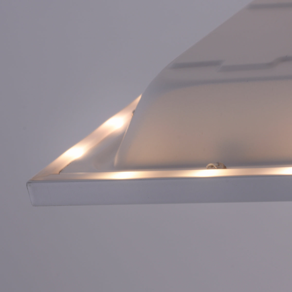 Plafonnier Flat blanc, H 29,5 cm