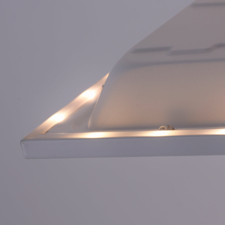 Plafonnier Flat blanc, H 29,5 cm
