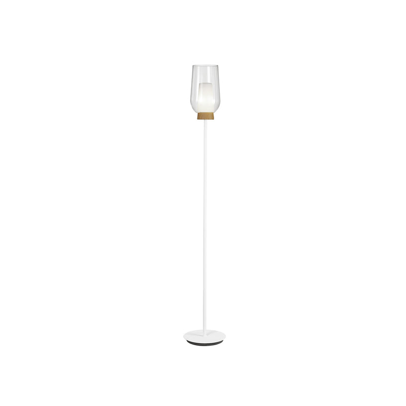 Lampadaire Nora, verre