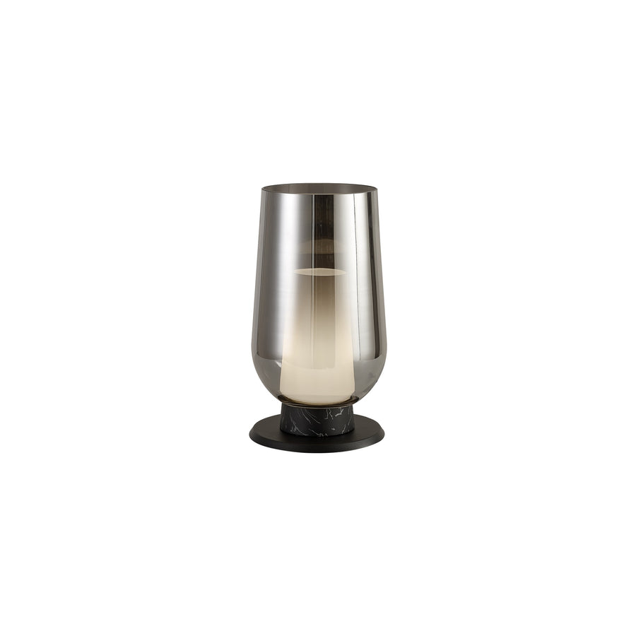 Lampe à poser Nora, verre, Ø 18 cm