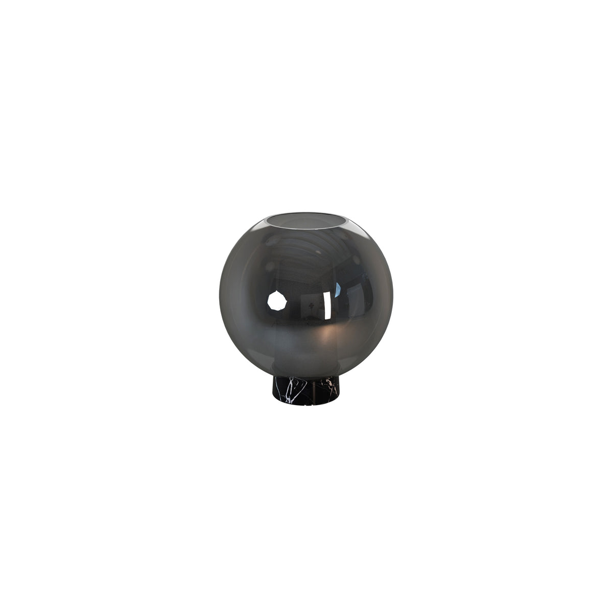 Lampe à poser Nora, verre, Ø 25 cm