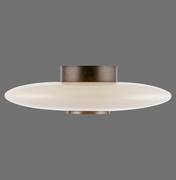 Plafonnier Pure Vitrum marron, verre