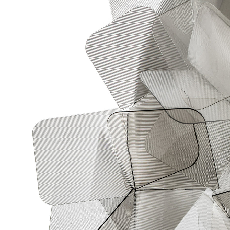 Applique murale Clizia, gris fumée, 2 lumières, Ø 53 cm