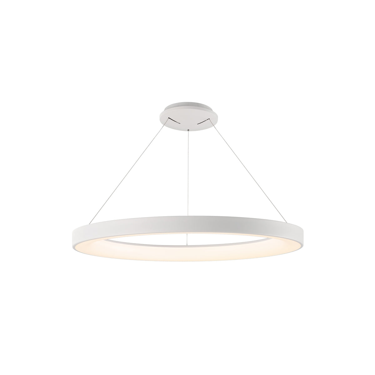 Suspension LED Niseko II avec télécommande, Ø 65 cm