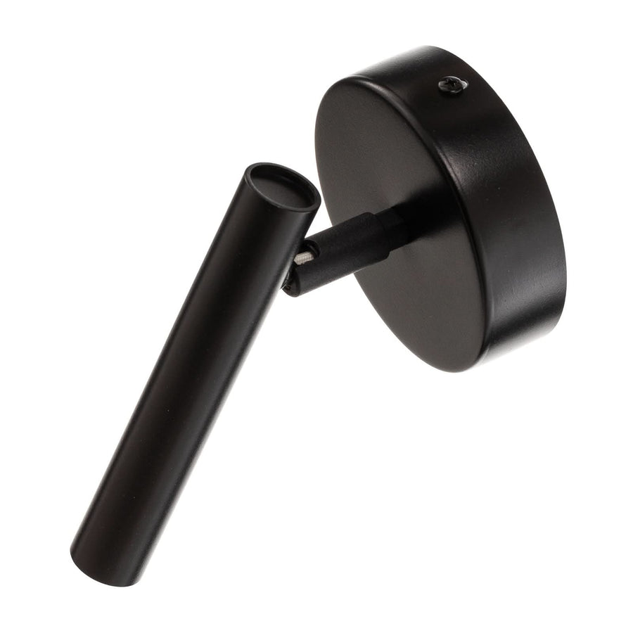 Applique murale Sopel en acier, noir, hauteur 15 cm