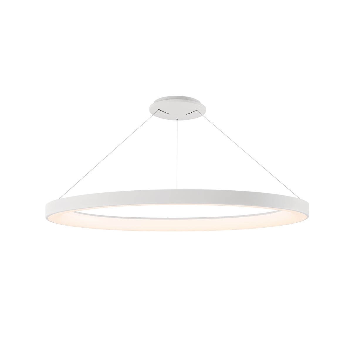 Suspension LED Niseko II avec télécommande, Ø 90 cm
