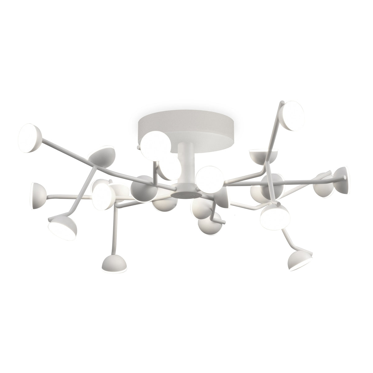 Plafonnier LED ADN petit modèle blanc, à intensité variable