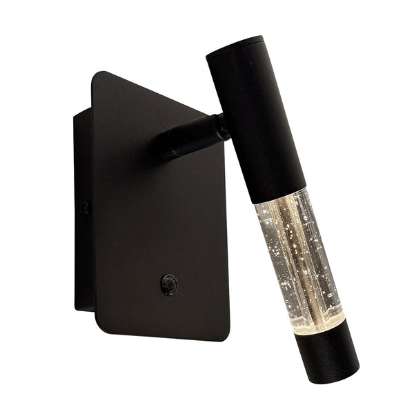 Wandleuchte Alisio schwarz