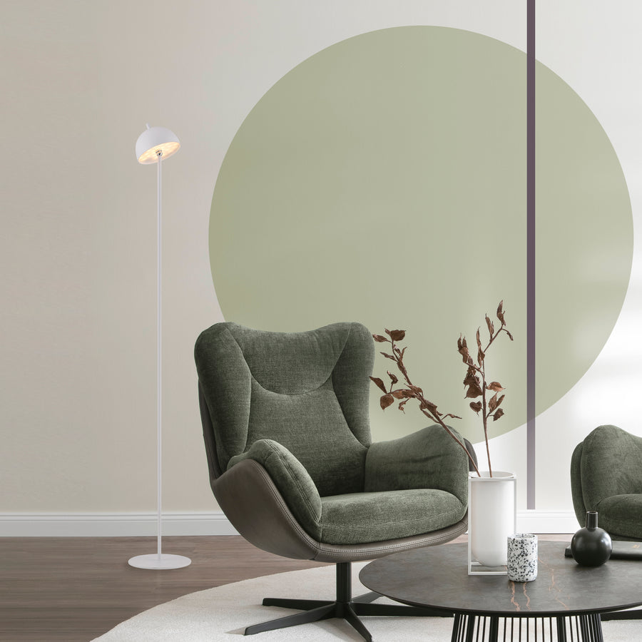 Lampadaire Bellis blanc