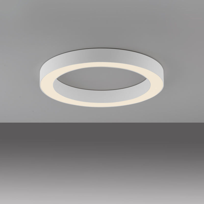 Plafonnier Pure Lines Round blanc, L 35 cm