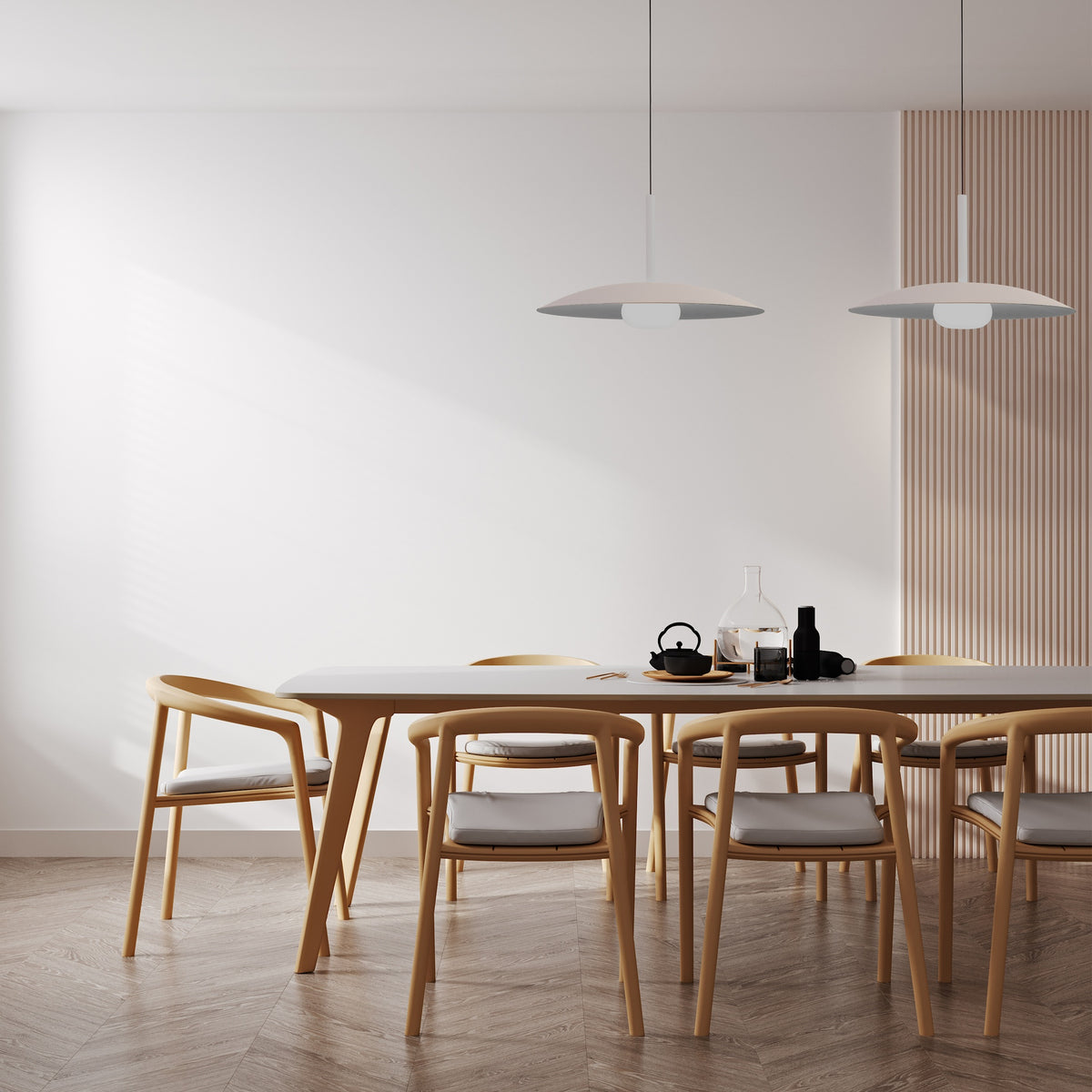 Suspension LED Lidia, verre