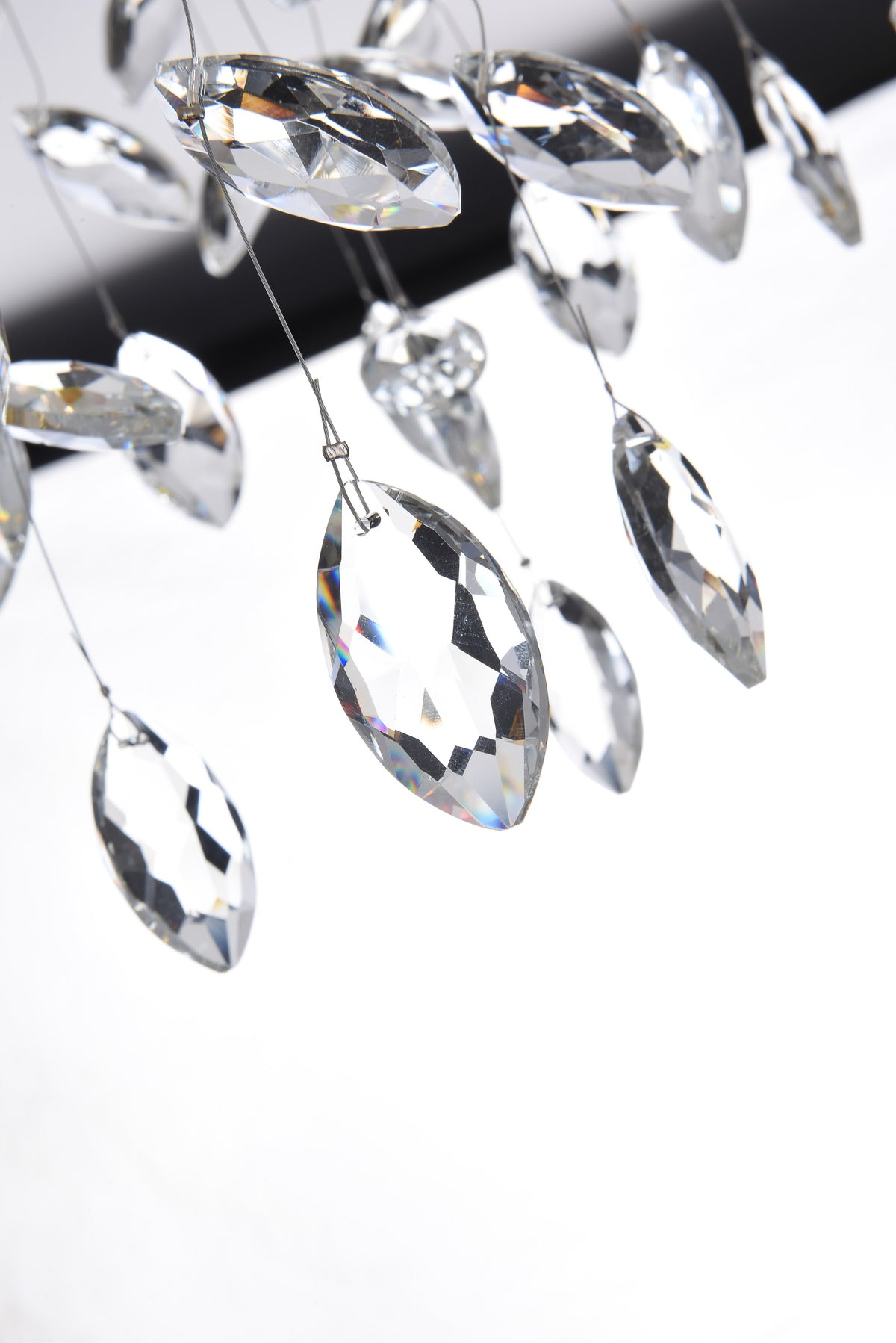 Suspension Cindy 6 lumières dorée