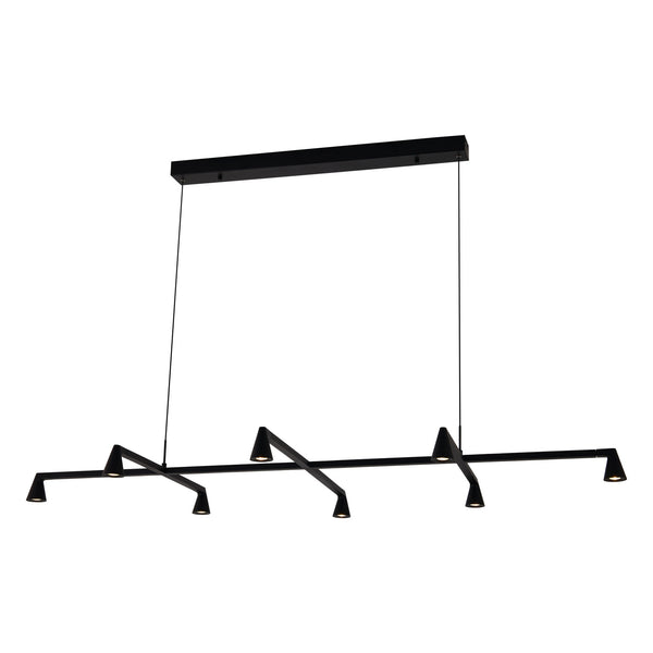 Suspension LED Africa noire, L 147 cm
