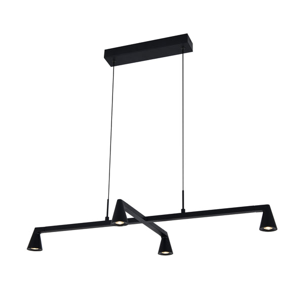 Suspension LED Africa noire, L 80 cm