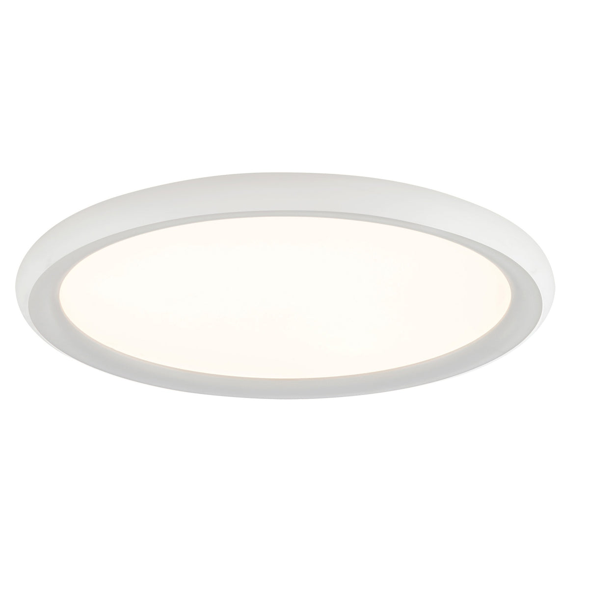 Plafonnier LED Doble blanc, Ø 50 cm