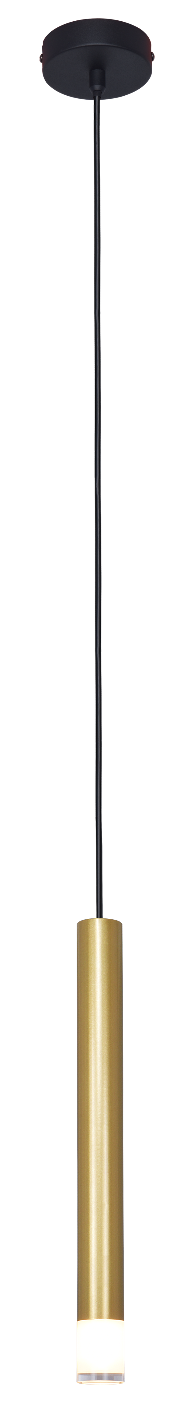 Suspension Velic noire et dorée