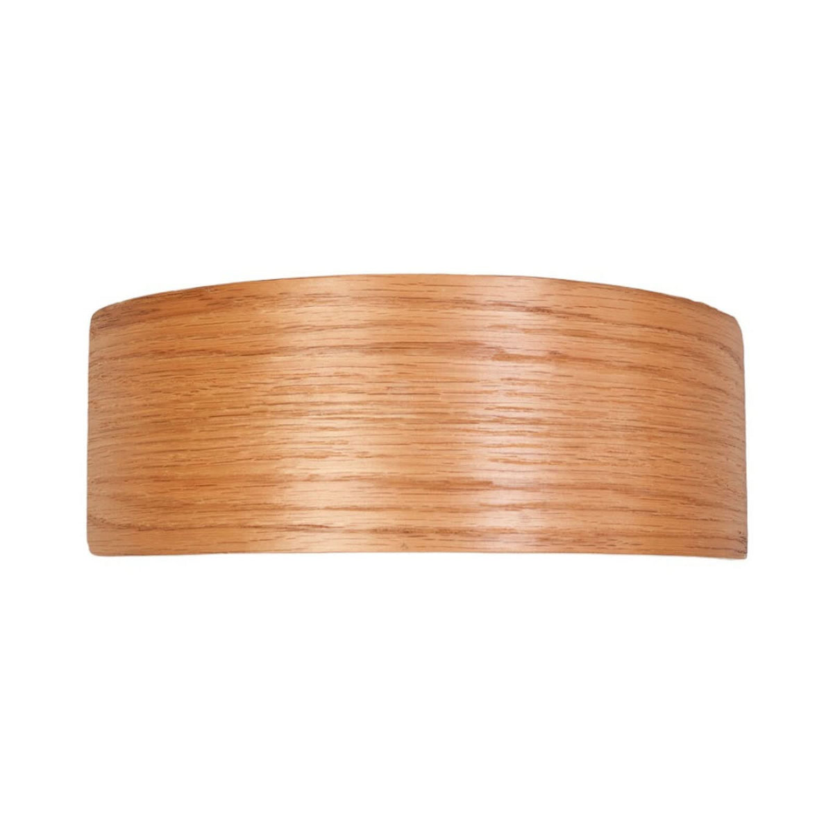 Applique murale LED Rafailia en bois, marron foncé, hauteur 8,5 cm