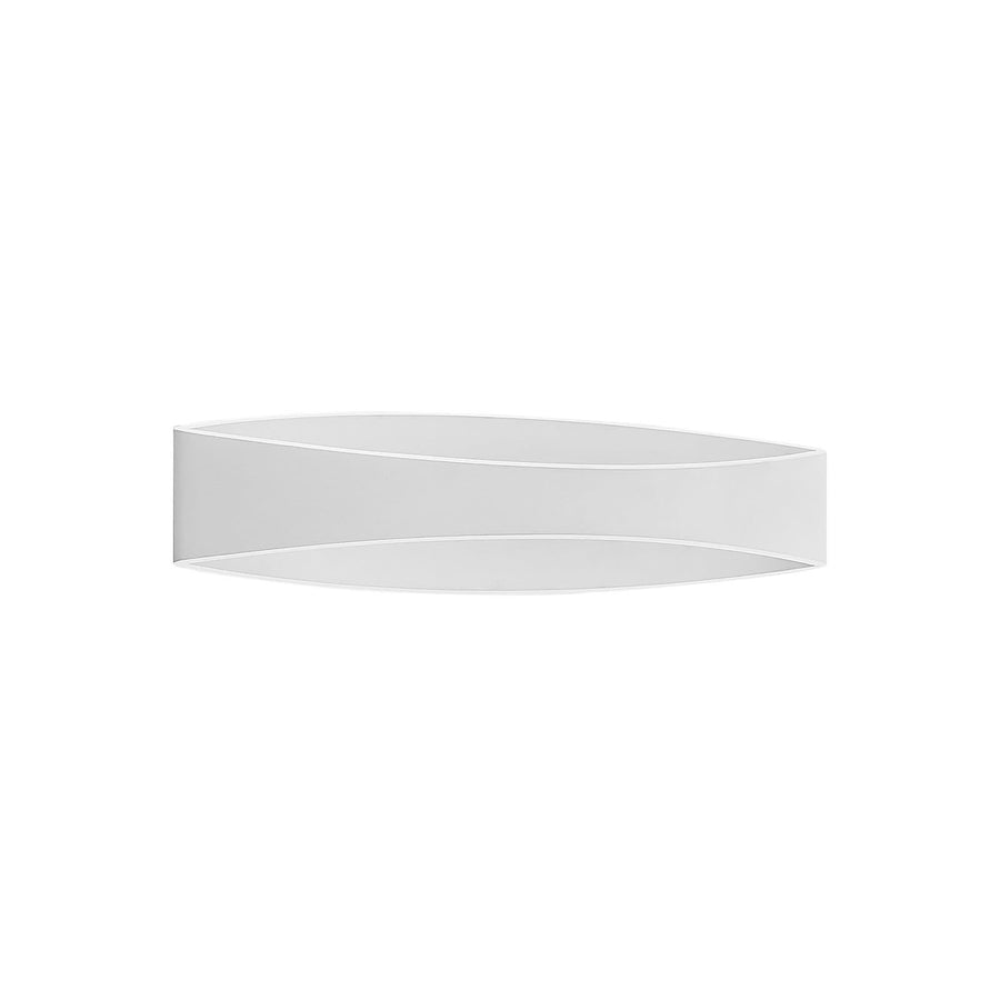 Applique murale LED Jelle en aluminium, blanc, hauteur 10 cm