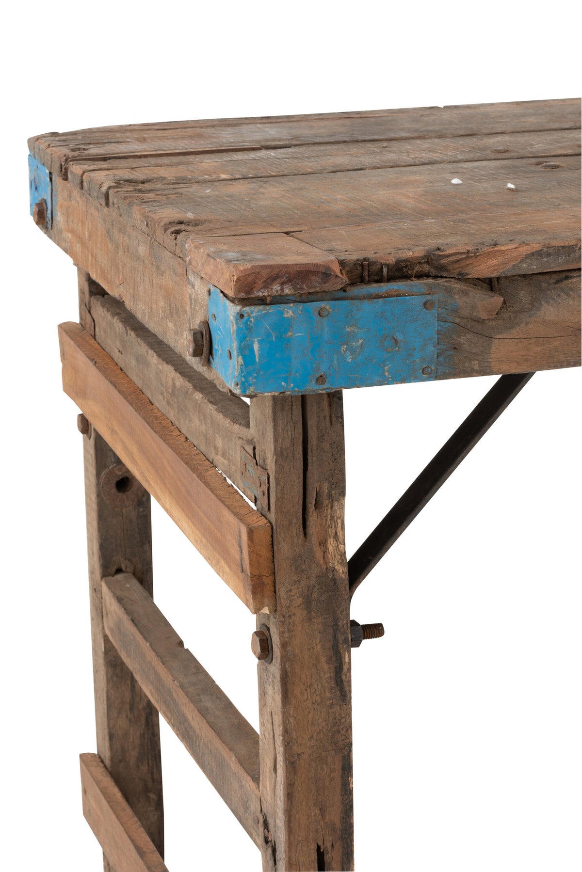 Console Bois Recyclé Vieilli