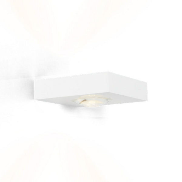 Applique murale LED Leens 2.0 en aluminium, blanc, hauteur 3 cm