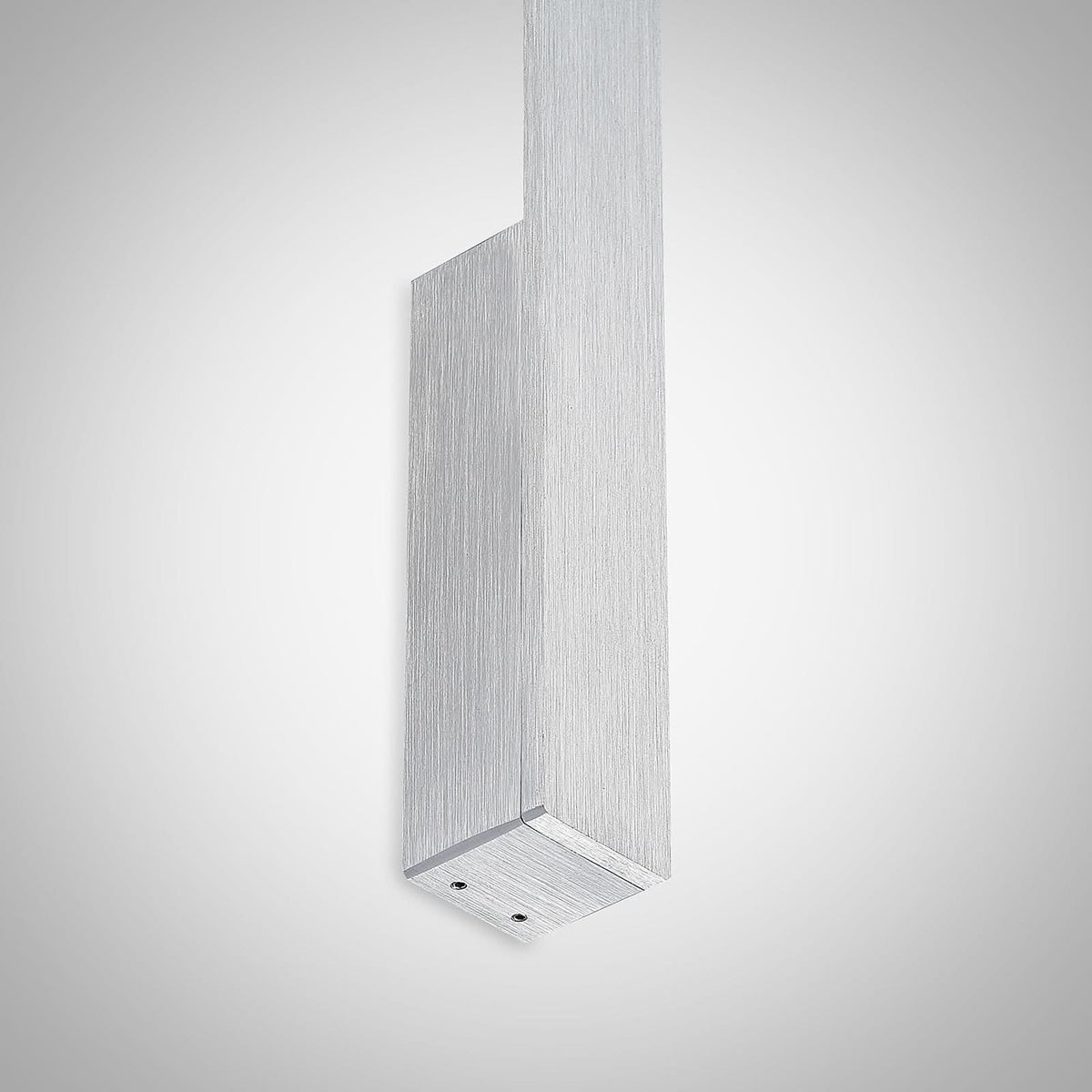Applique murale LED Ivano en aluminium, 2 lumières, hauteur 42,5 cm