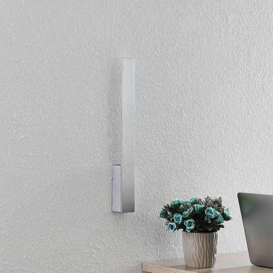 Applique murale LED Ivano en aluminium, 2 lumières, hauteur 42,5 cm