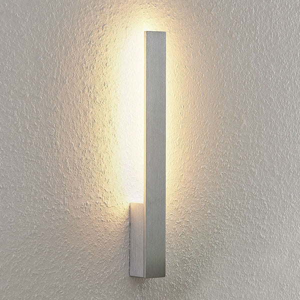 Applique murale LED Ivano en aluminium, 2 lumières, hauteur 42,5 cm
