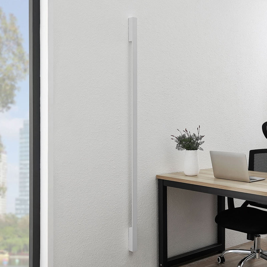 Applique murale LED Ivano 170 en aluminium, blanc, hauteur 170 cm