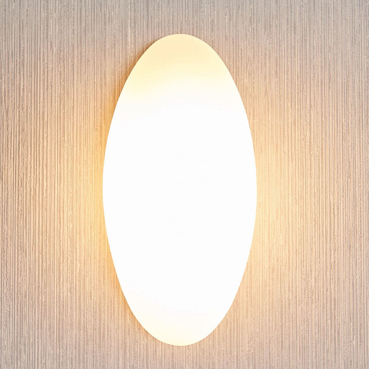 Applique murale Jemima en verre, blanc, hauteur 24 cm