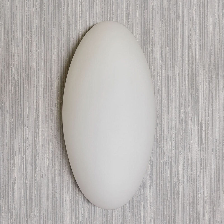Applique murale Jemima en verre, blanc, hauteur 24 cm