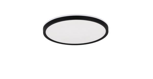 Plafonnier Bove noir, L 32 cm