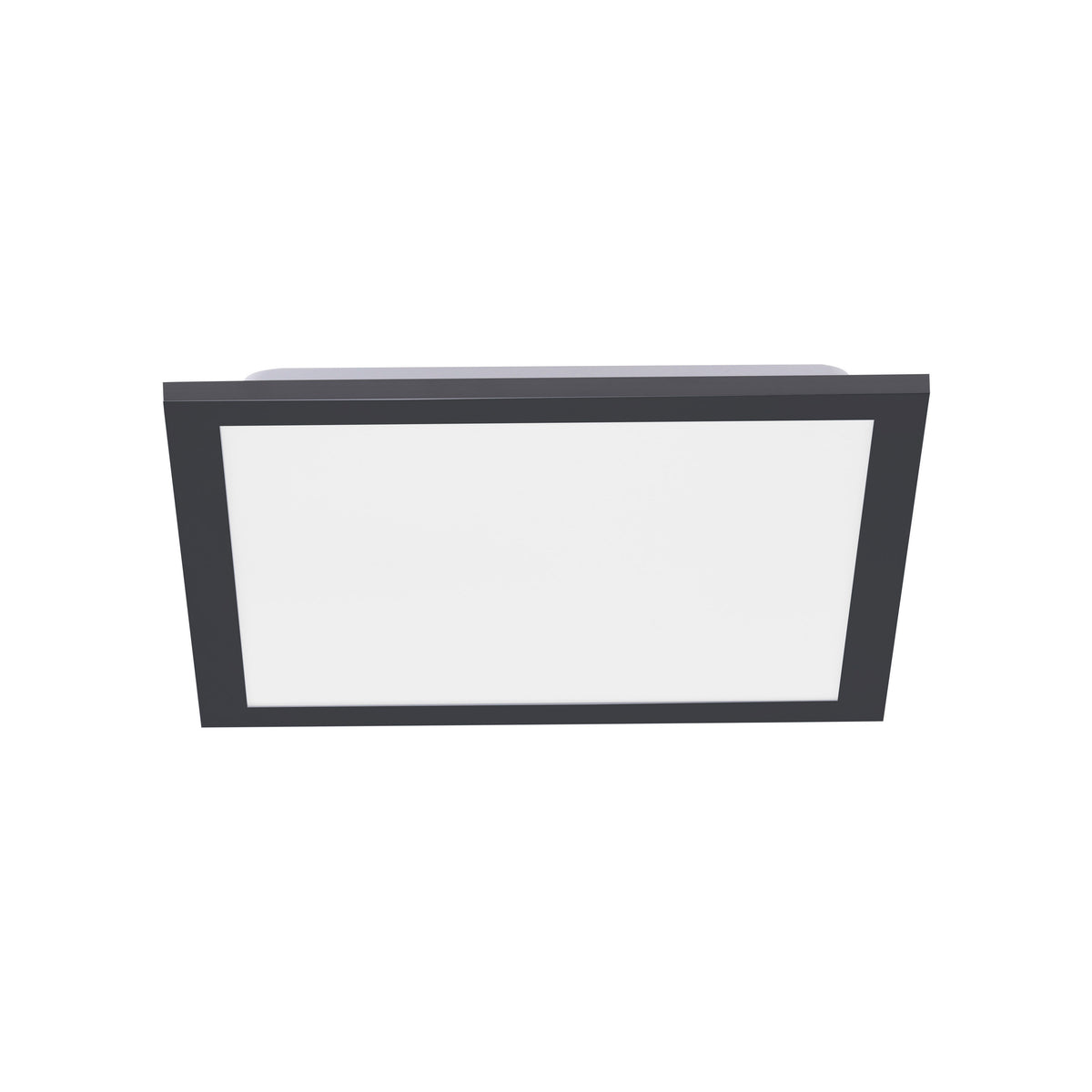 Plafonnier Flat noir, L 29,5 cm