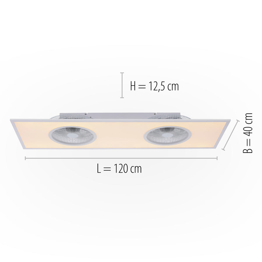 Plafonnier Flat-Air blanc