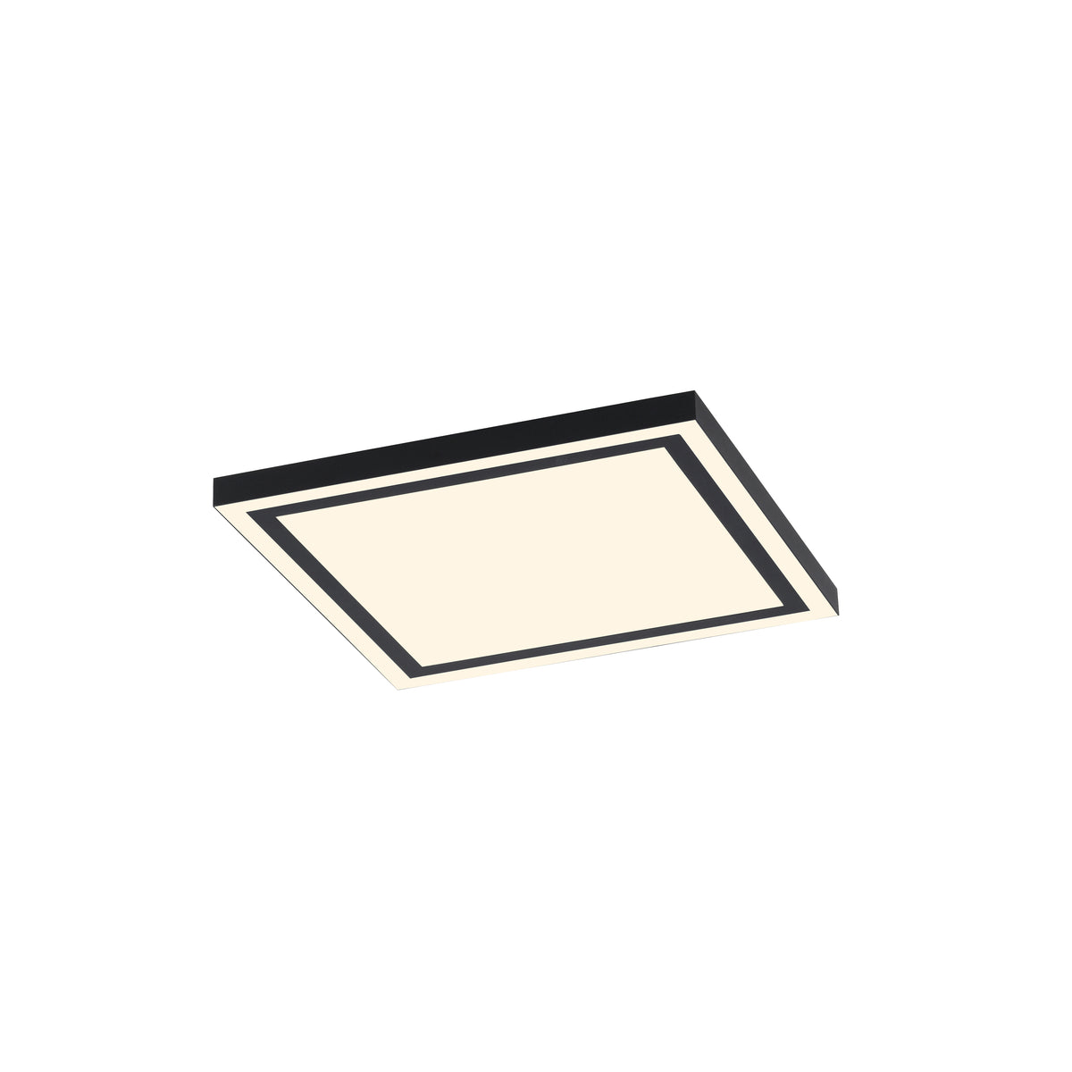 Plafonnier Edging-Smart noir, H 30 cm