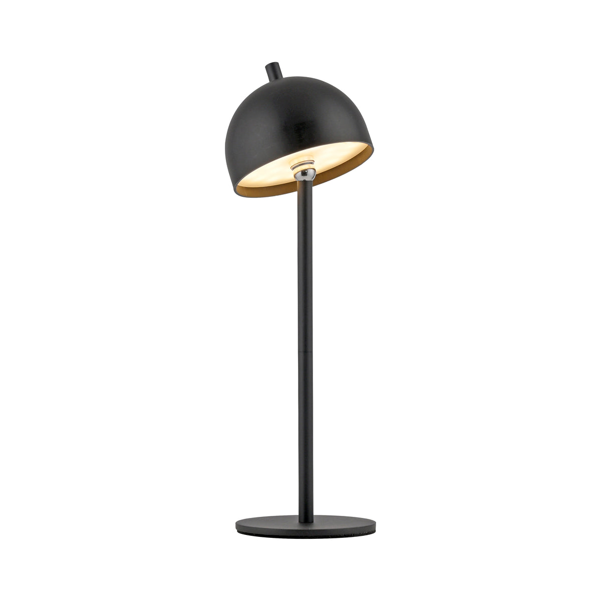 Vue rapprochée de l'abat-jour orientable et de sa fine tige noire