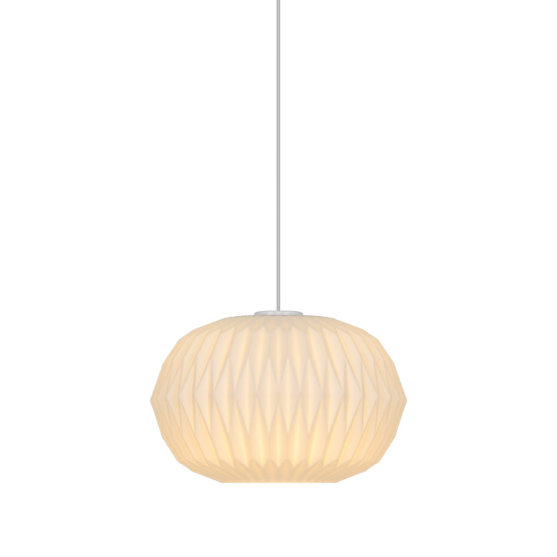 Suspension Aviana opale, verre