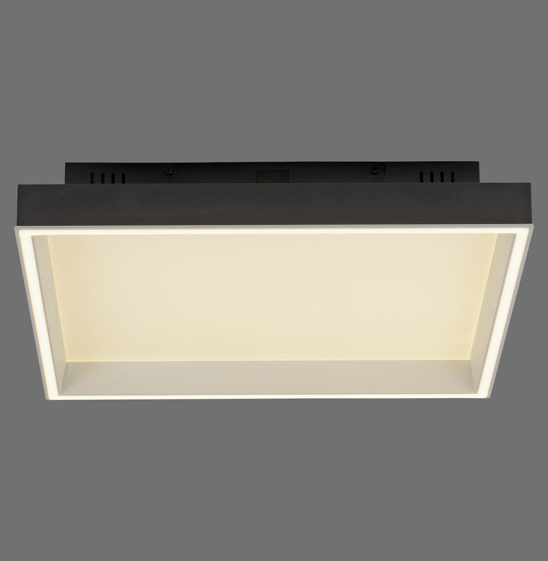 Plafonnier Q-Magong noir, L 49,7 cm