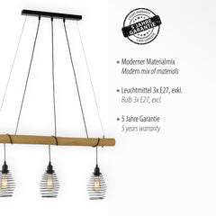 Suspension luminaire | Spring Noire