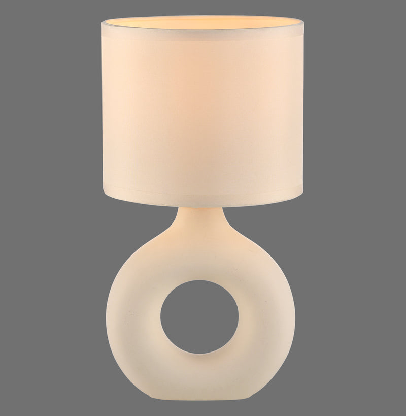 Lampe à poser Carara beige, céramique