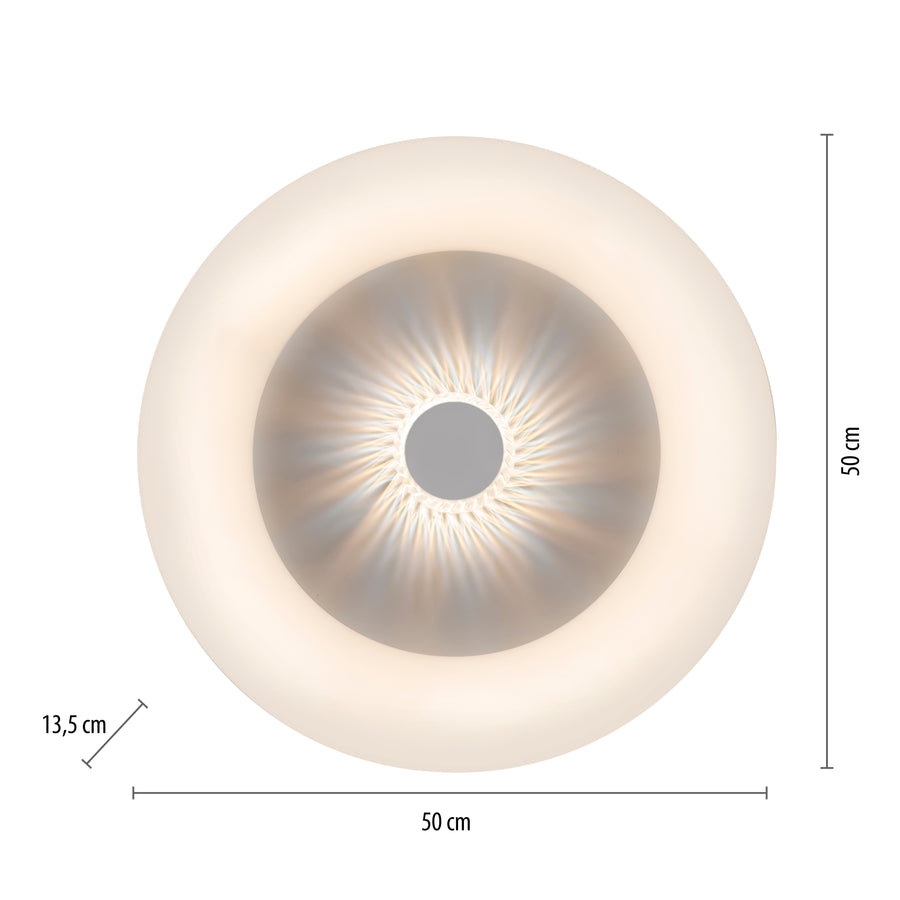 Plafonnier Vertigo blanc