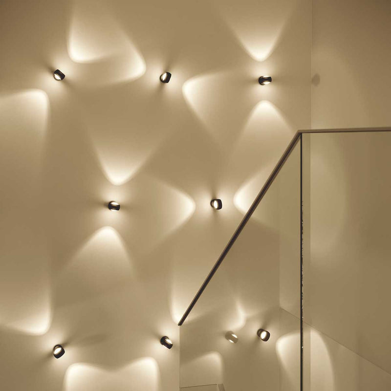 Applique murale Beam en verre éclairage haut et bas