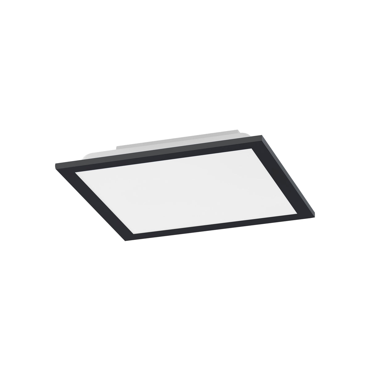 Plafonnier Flat noir, L 29,5 cm