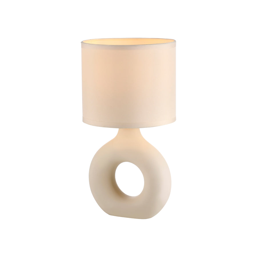 Lampe à poser Carara beige, céramique