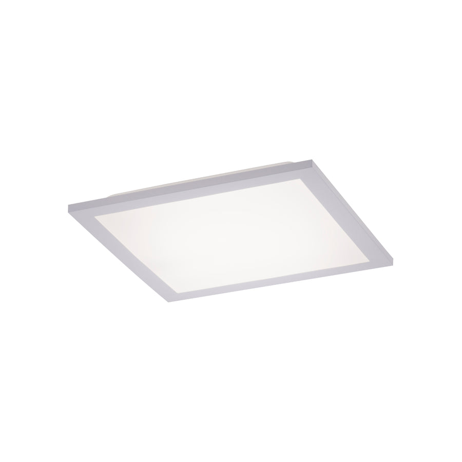 Plafonnier Flat blanc, H 29,5 cm