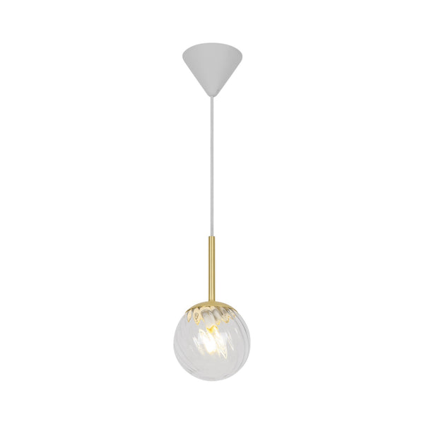 Suspension Chisell 15 laiton, verre