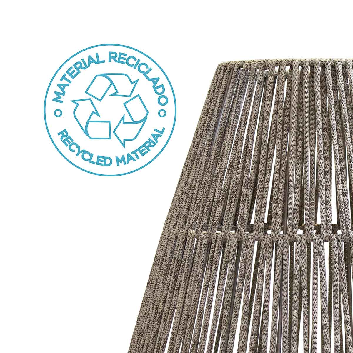 Lampe décorative Conta 70 en PVC recyclé