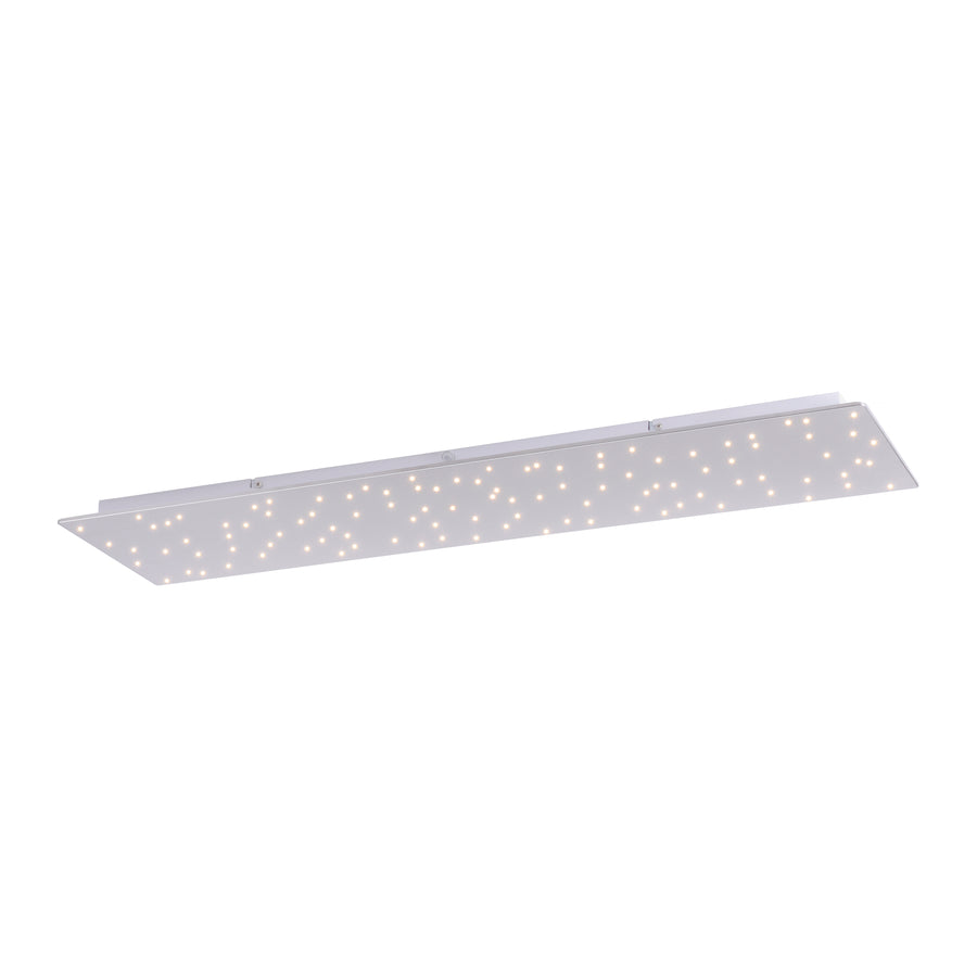 Plafonnier Sparkle acier, L 25 cm