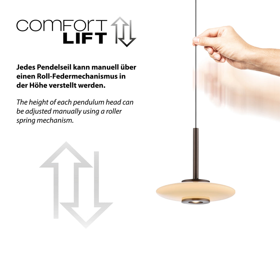 Suspension Pure Vitrum marron