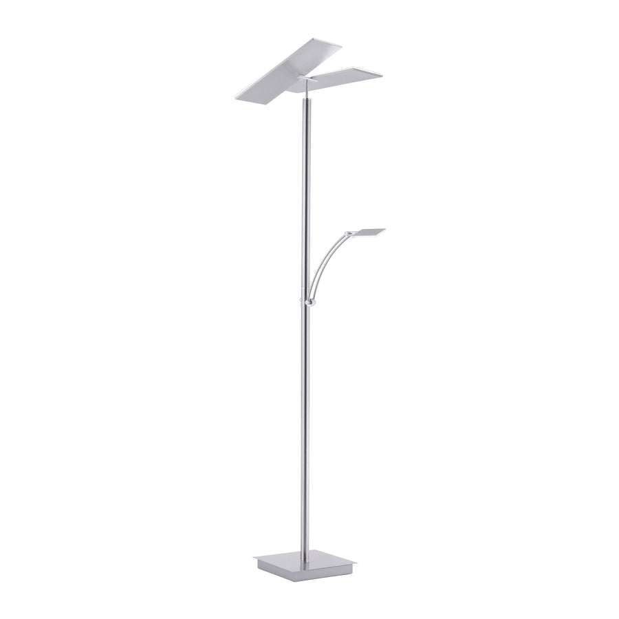 Lampadaire Artur acier, L 43 cm